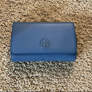 Tory Burch Blue Wallet Crossbody